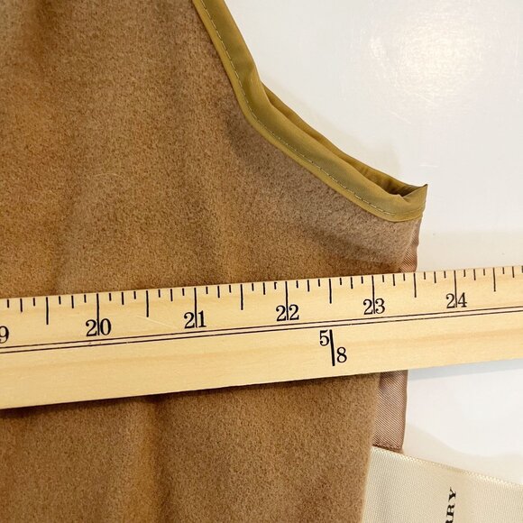 Burberry Trench Coat Wool Interior Zip In Liner Camel Hair - Picture 7 of 8